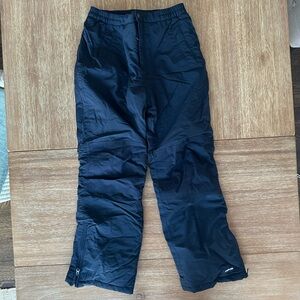 Lands’ End Kids’ Navy Blue Squall Waterproof Insulated Snow Pants Size 14